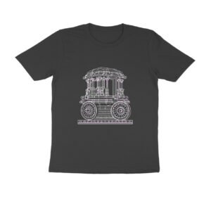 Hampi Stone Chariot T-Shirt | Vittala Temple Karnataka | Vijayanagara Architecture & Heritage