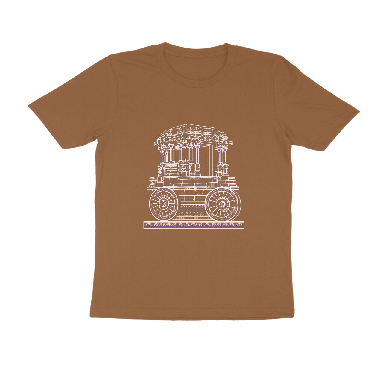Hampi Stone Chariot T-Shirt | Vittala Temple Karnataka | Vijayanagara Architecture & Heritage - Image 14