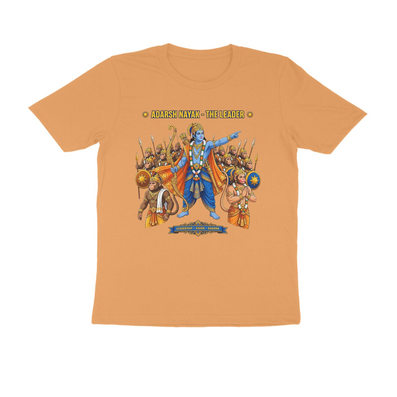 Adarsh Nayak Shri Ram T-Shirt | आदर्श नायक श्री राम | Ideal Leader | Ram Bhakti & Dharma - Image 7