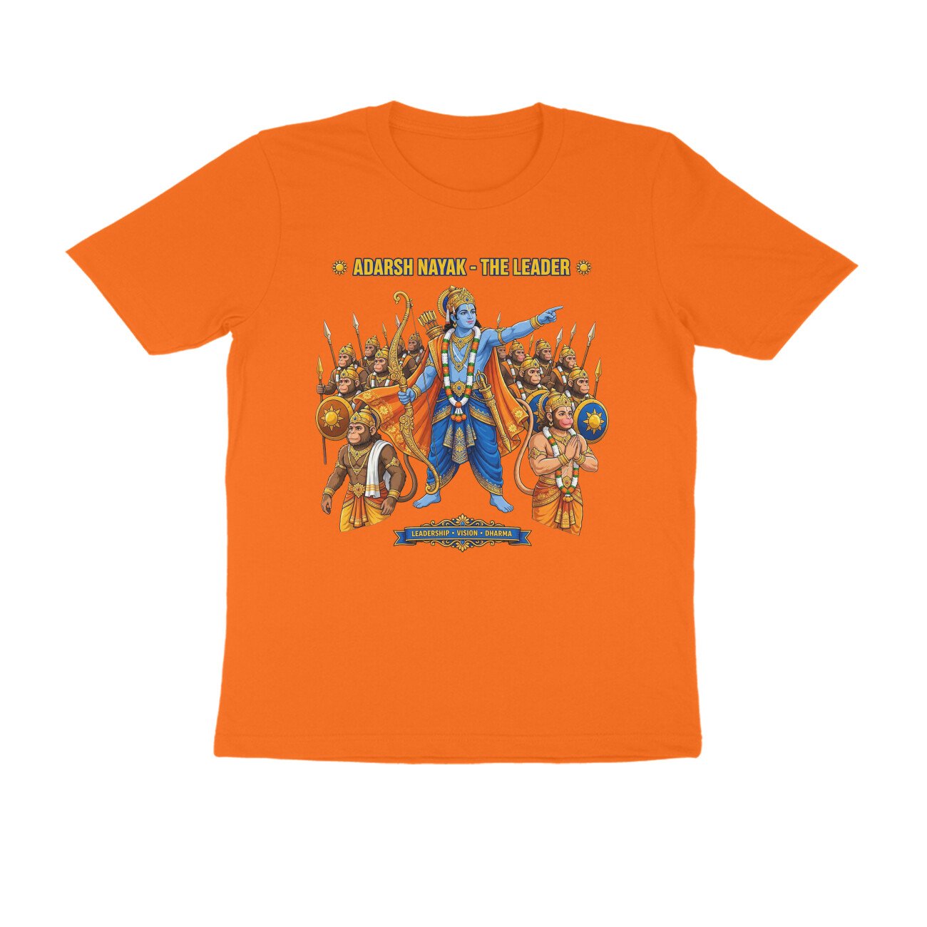Adarsh Nayak Shri Ram T-Shirt | आदर्श नायक श्री राम | Ideal Leader | Ram Bhakti & Dharma - Image 9