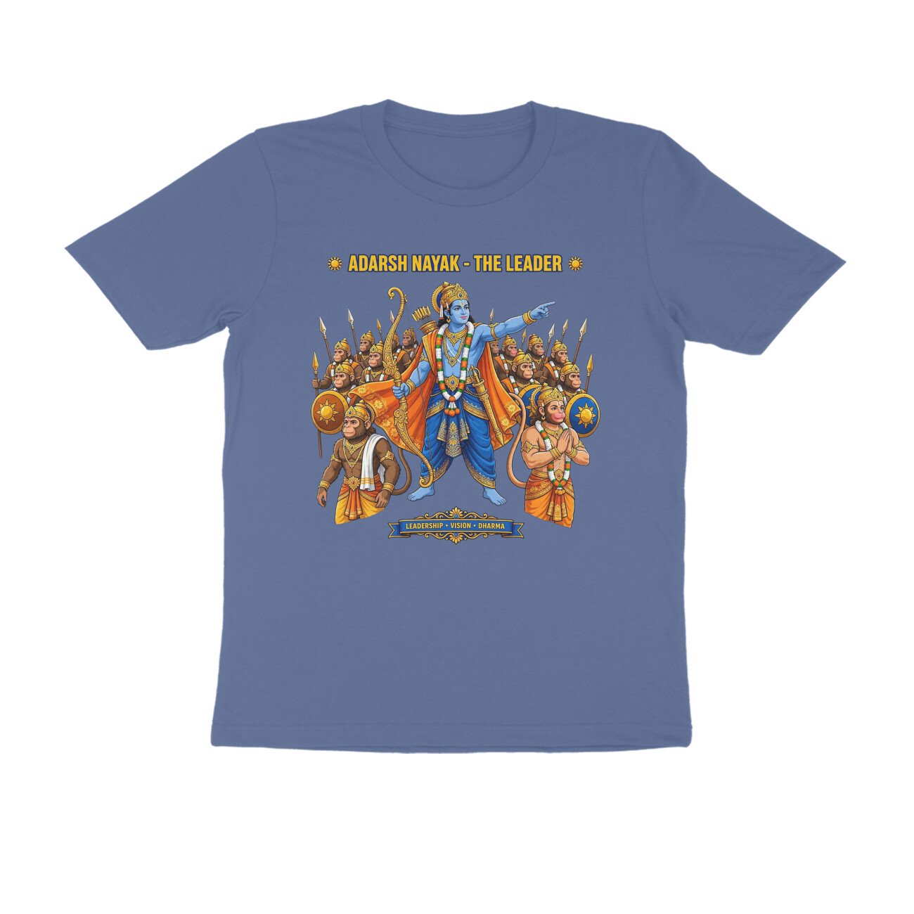 Adarsh Nayak Shri Ram T-Shirt | आदर्श नायक श्री राम | Ideal Leader | Ram Bhakti & Dharma - Image 10