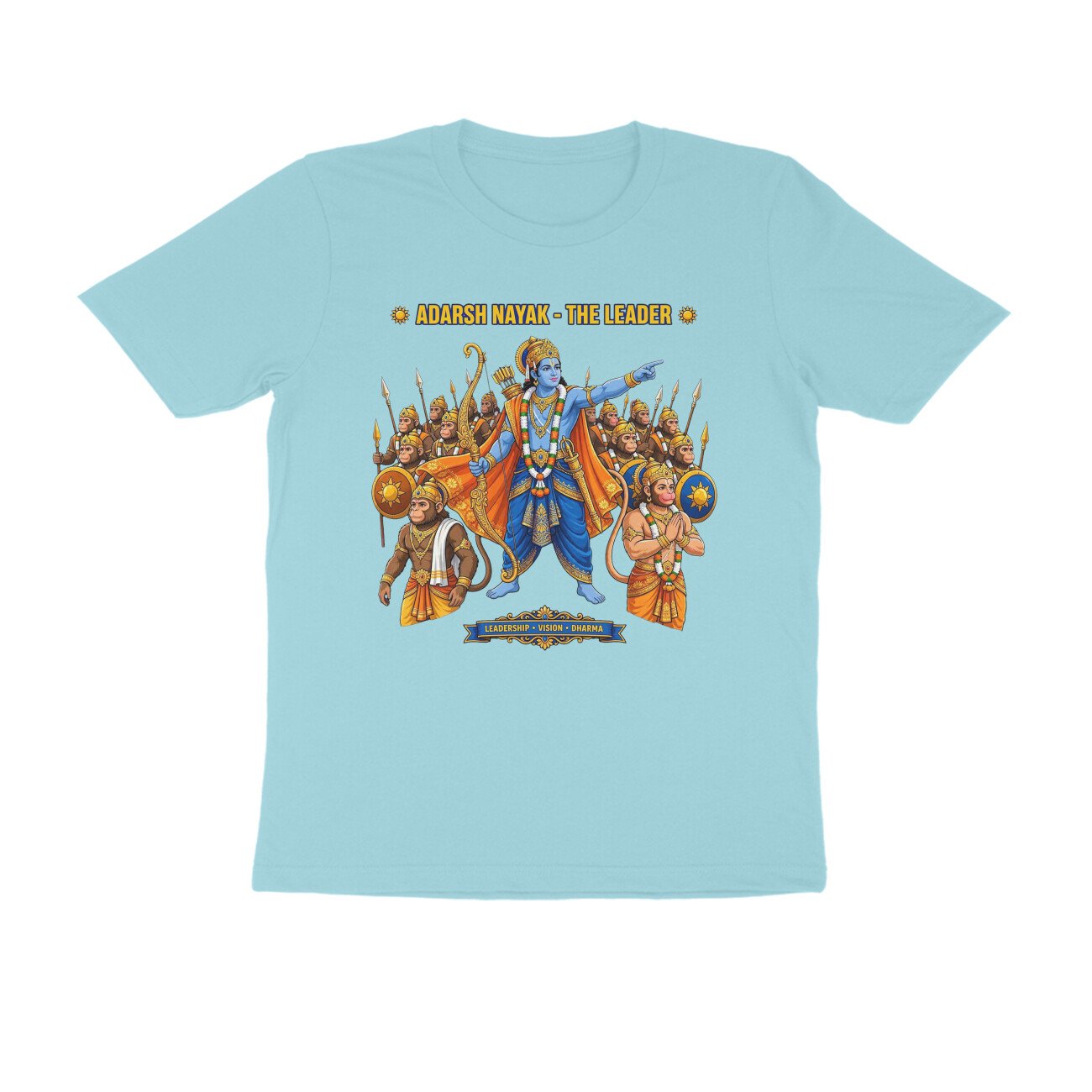 Adarsh Nayak Shri Ram T-Shirt | आदर्श नायक श्री राम | Ideal Leader | Ram Bhakti & Dharma - Image 11