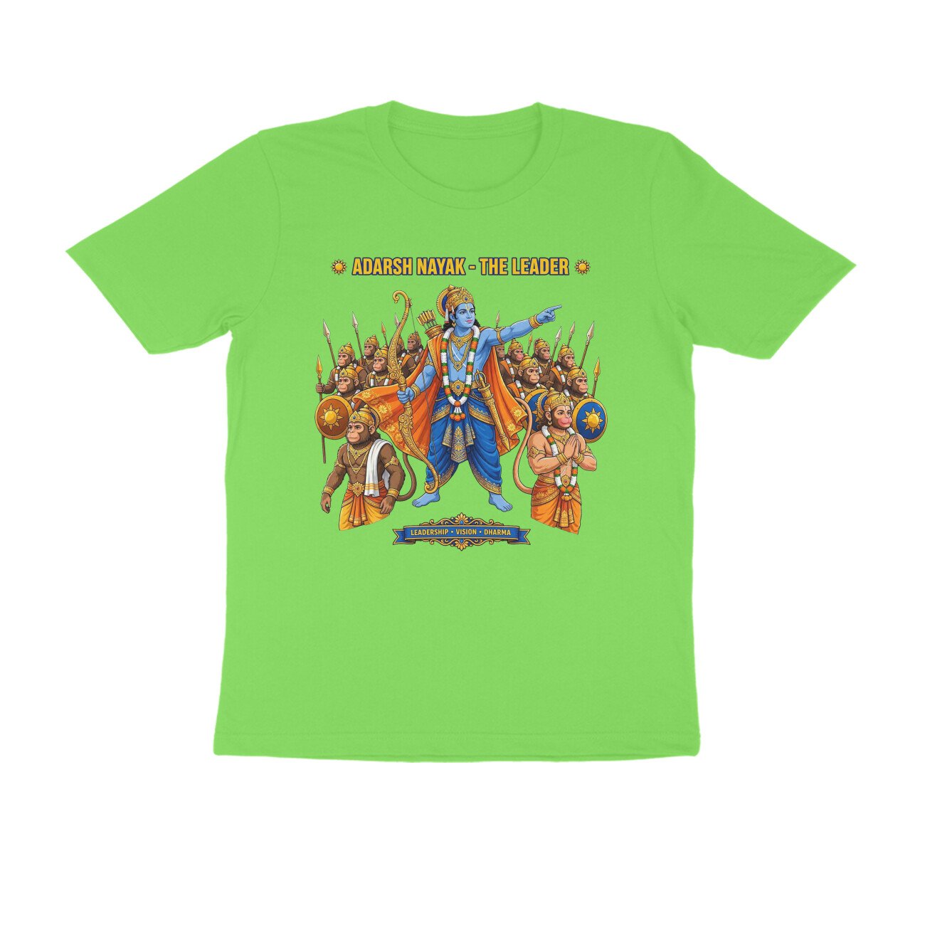 Adarsh Nayak Shri Ram T-Shirt | आदर्श नायक श्री राम | Ideal Leader | Ram Bhakti & Dharma - Image 14