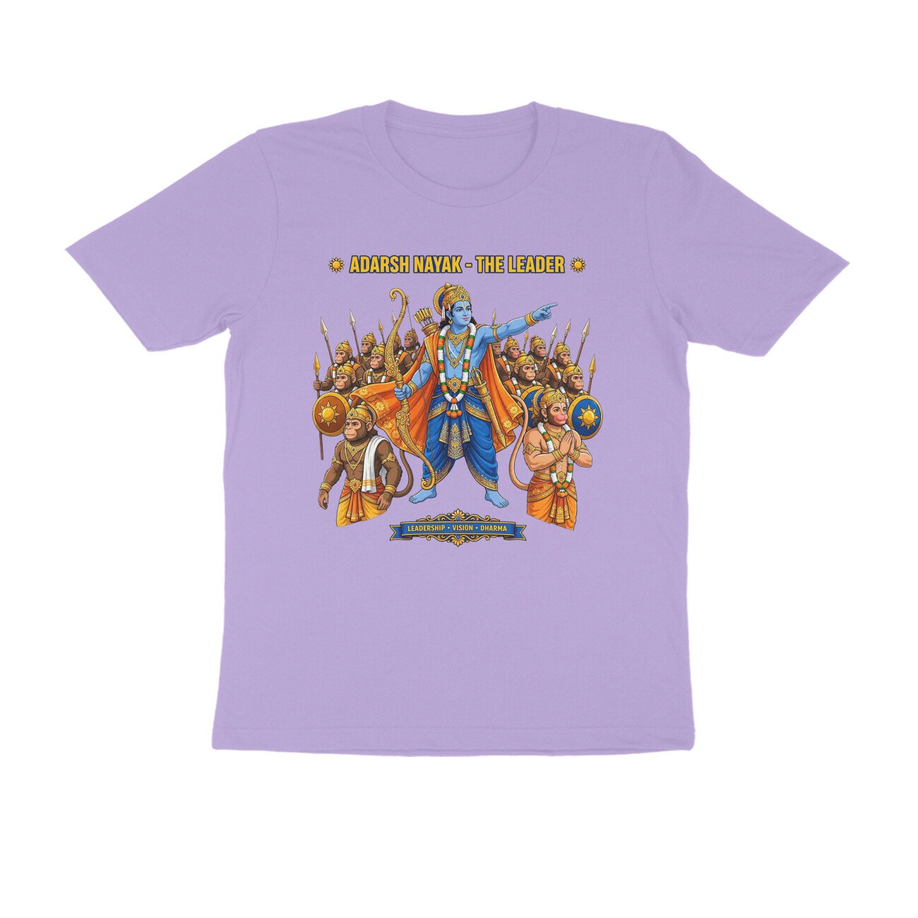 Adarsh Nayak Shri Ram T-Shirt | आदर्श नायक श्री राम | Ideal Leader | Ram Bhakti & Dharma - Image 15