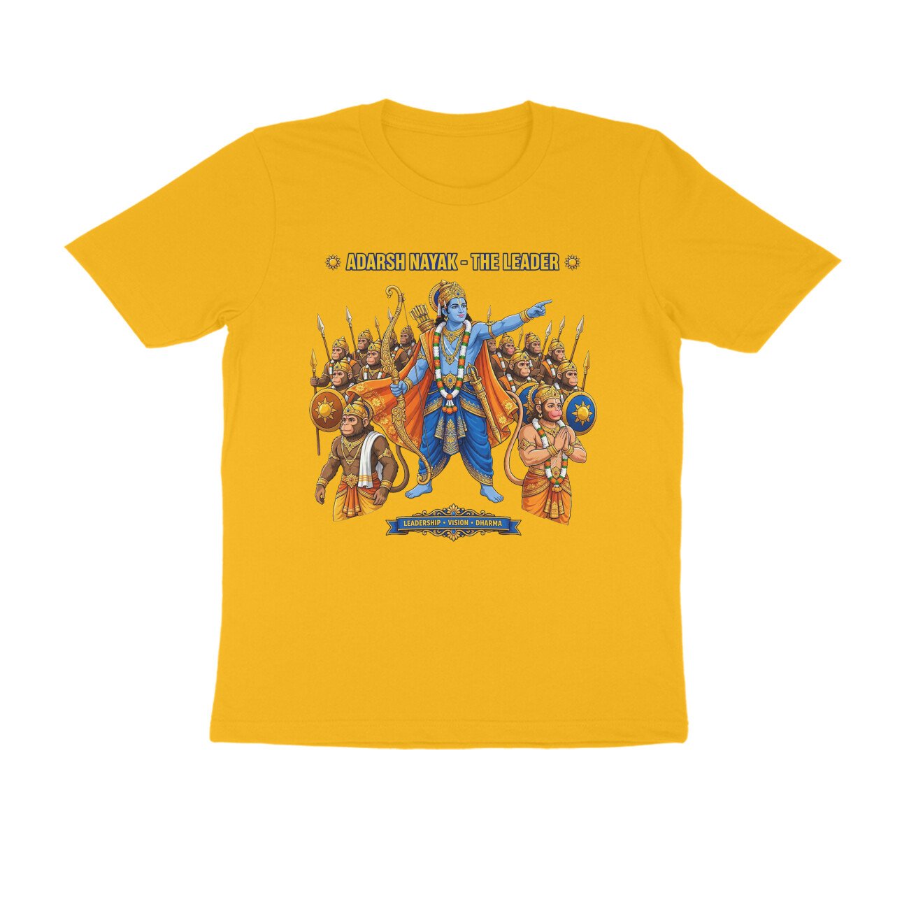 Adarsh Nayak Shri Ram T-Shirt | आदर्श नायक श्री राम | Ideal Leader | Ram Bhakti & Dharma - Image 16