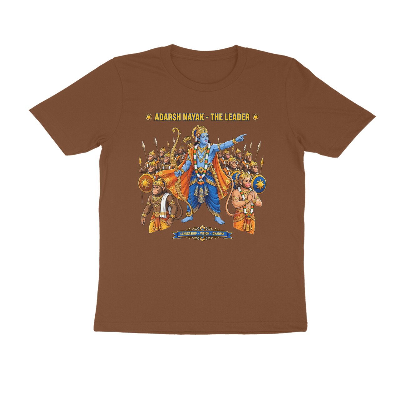 Adarsh Nayak Shri Ram T-Shirt | आदर्श नायक श्री राम | Ideal Leader | Ram Bhakti & Dharma - Image 17