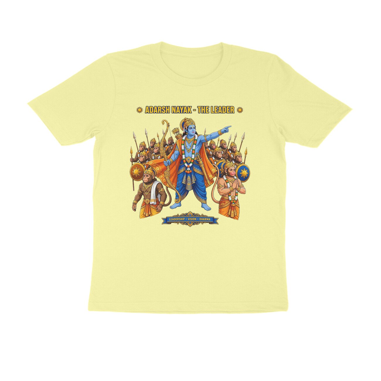 Adarsh Nayak Shri Ram T-Shirt | आदर्श नायक श्री राम | Ideal Leader | Ram Bhakti & Dharma - Image 18