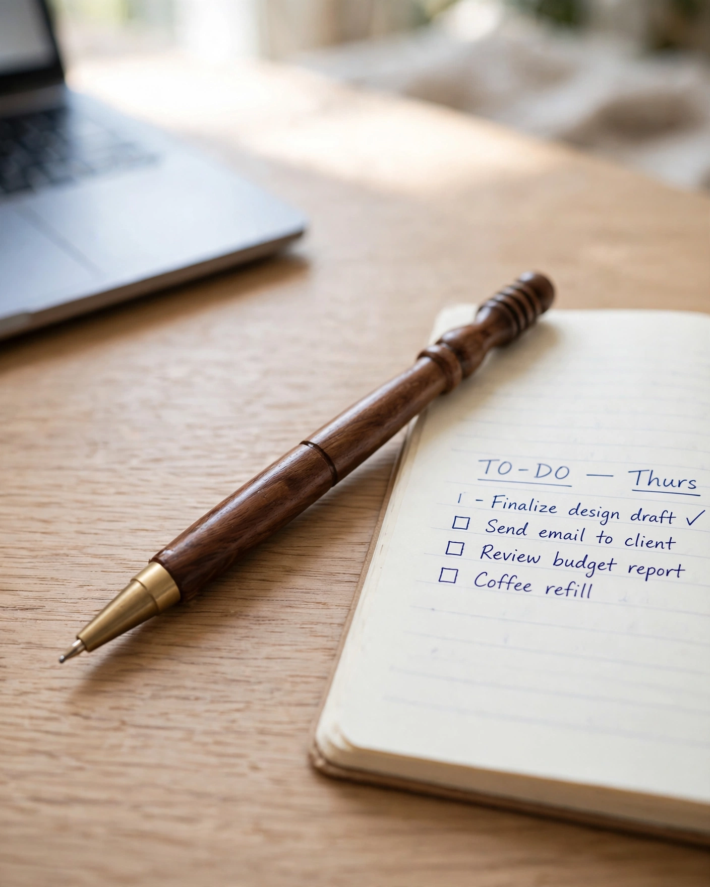 Premium Wooden Pen for Writing | Elegant Eco-Friendly Ball Pen - Image 6